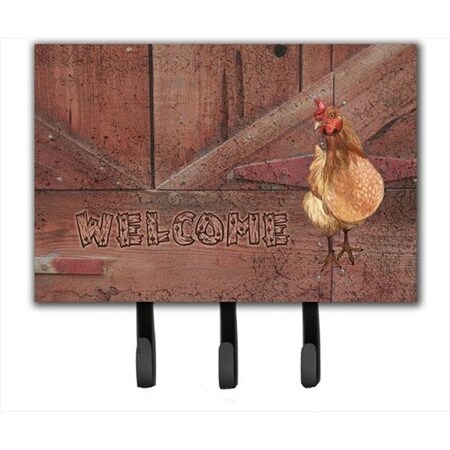 Carolines Treasures Carolines Treasures SB3075TH68 Welcome Chicken Leash Or Key Holder SB3075TH68